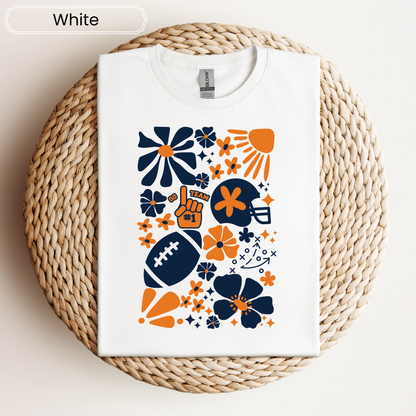 Auburn Spirit Floral Graphic Tee - Adult