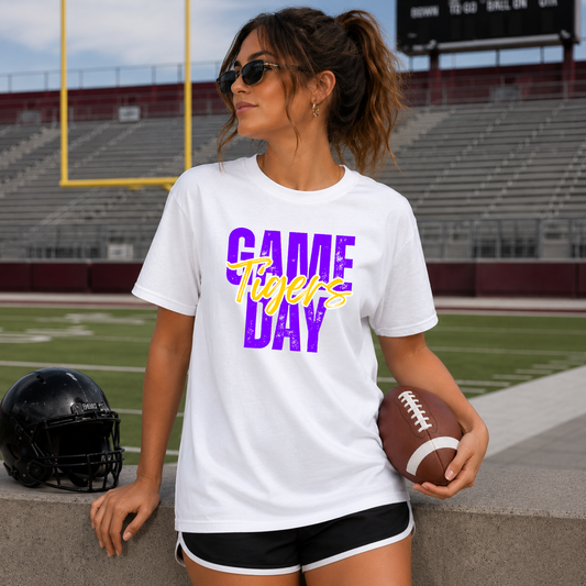 Game Day Tigers Graphic Tee - Adult