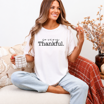 Simply Thankful Graphic Tee - Adult