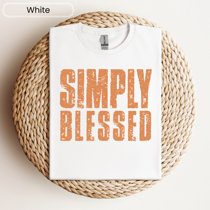 Simply Blessed Graphic Tee - Adult