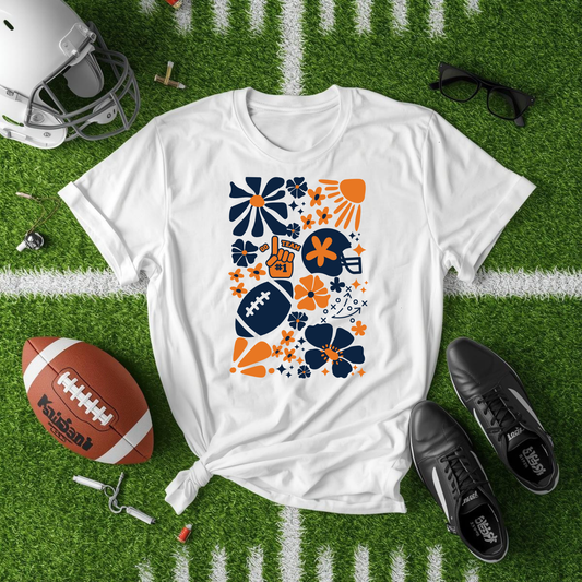 Auburn Spirit Floral Graphic Tee - Adult