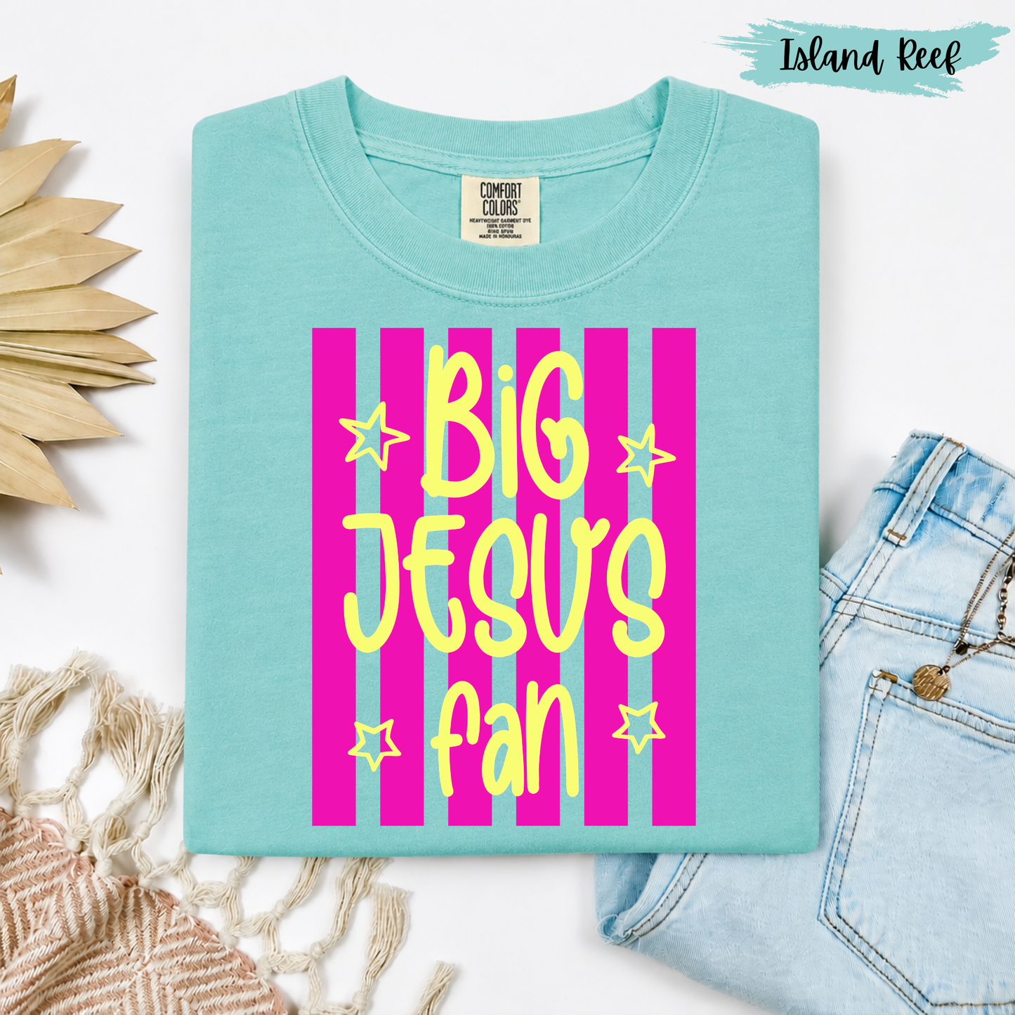 Big Jesus Fan Graphic Tee