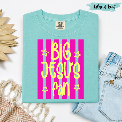Big Jesus Fan Graphic Tee