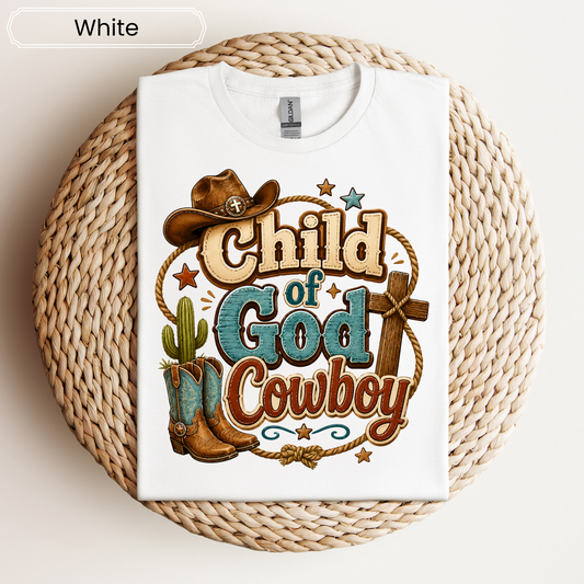 Child of God Cowboy Graphic Tee