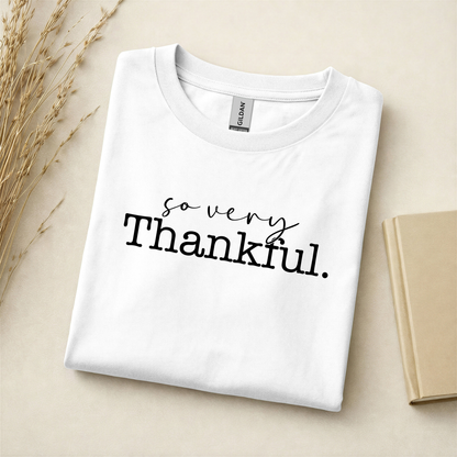 Simply Thankful Graphic Tee - Adult