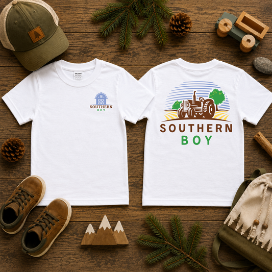 Southern Boy Tractor Graphic Tee