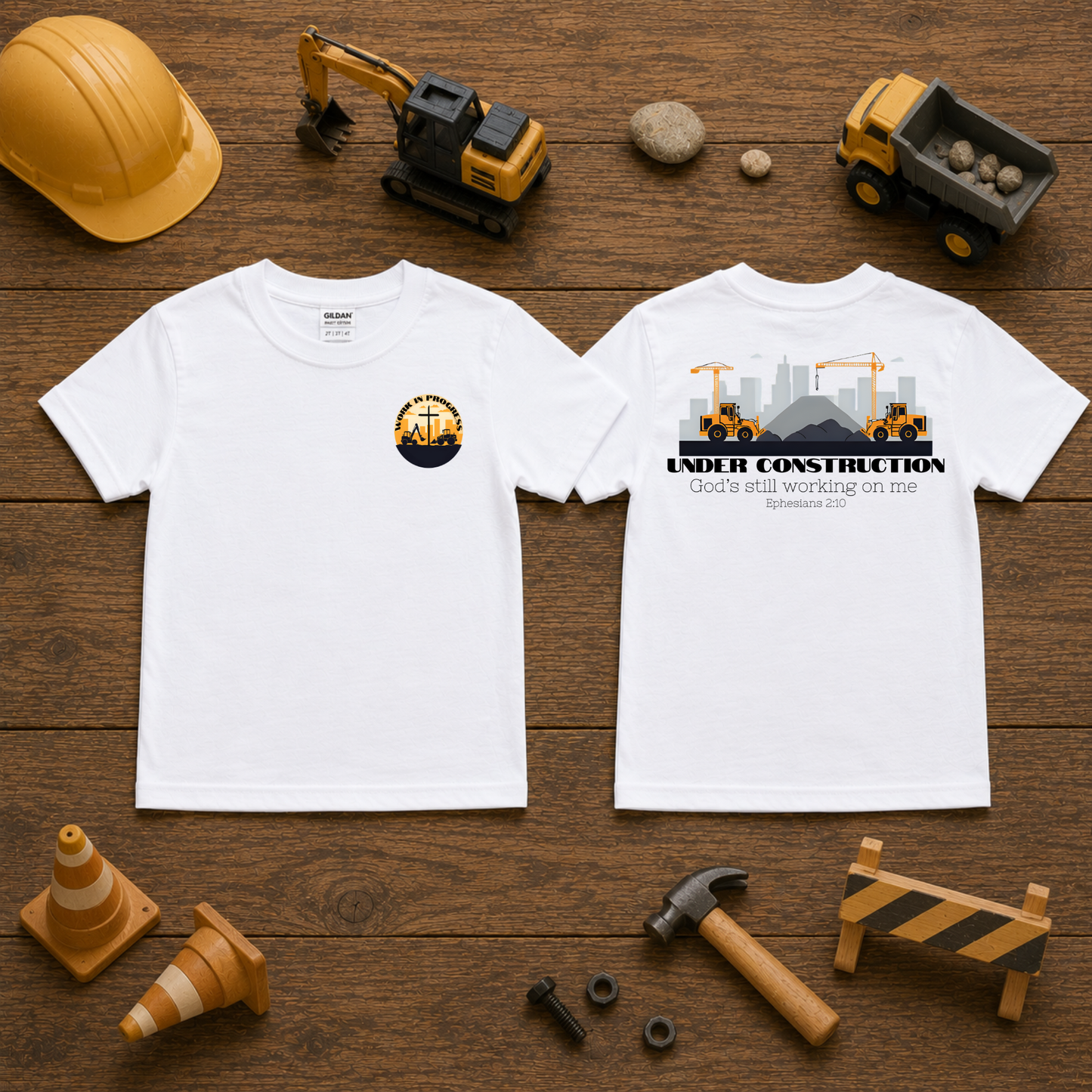 Under Construction – God's Still Working on Me Graphic Tee