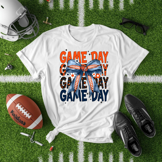 Orange & Blue Game Day Graphic Tee - Adult
