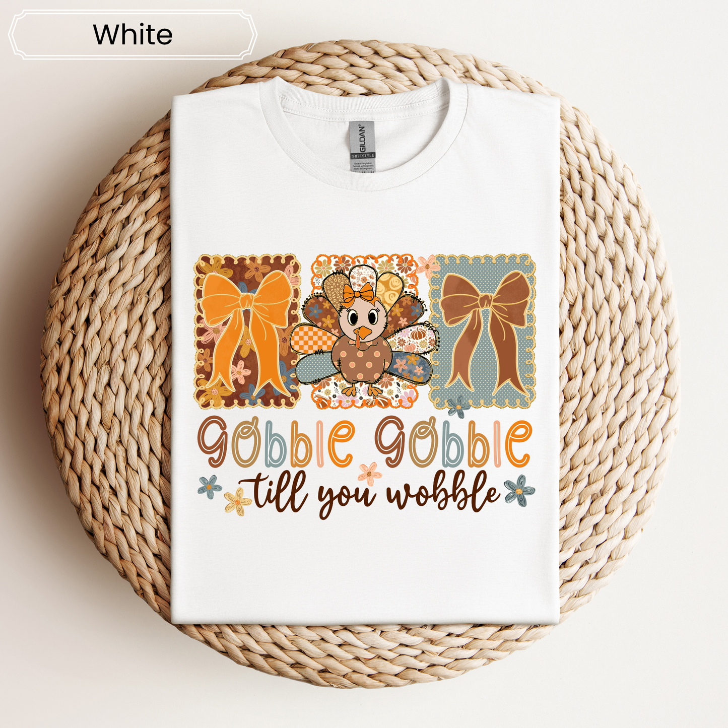 Gobble Gobble Till You Wobble Graphic Tee