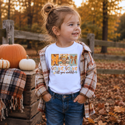 Gobble Gobble Till You Wobble Graphic Tee