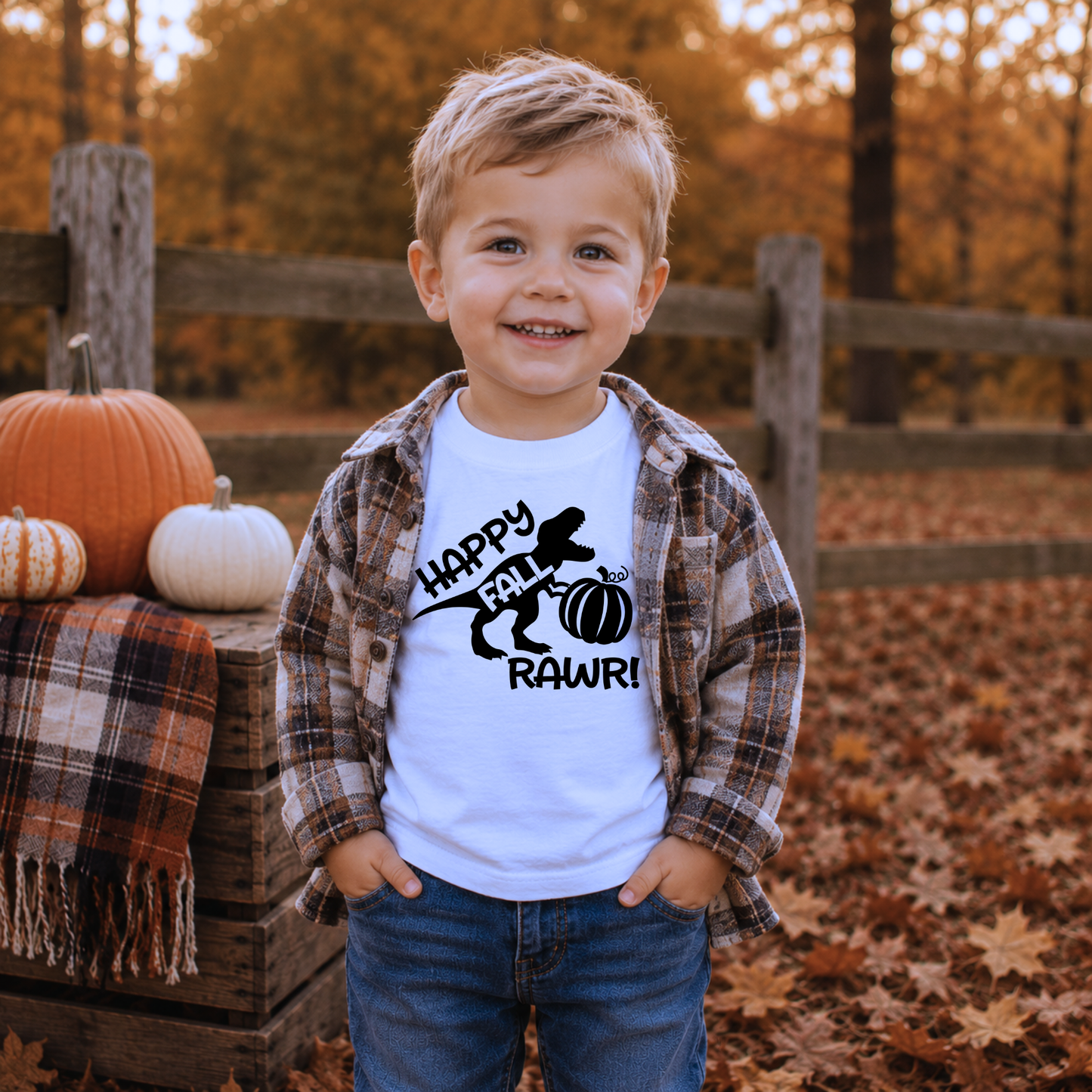 Happy Fall Rawr Graphic Tee