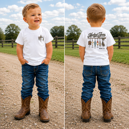 Hooked on Jesus Kids Graphic Tee