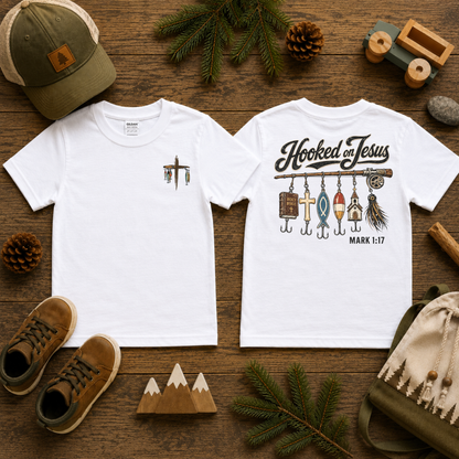 Hooked on Jesus Kids Graphic Tee