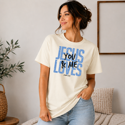 Jesus Loves You Graphic Tee - Adult