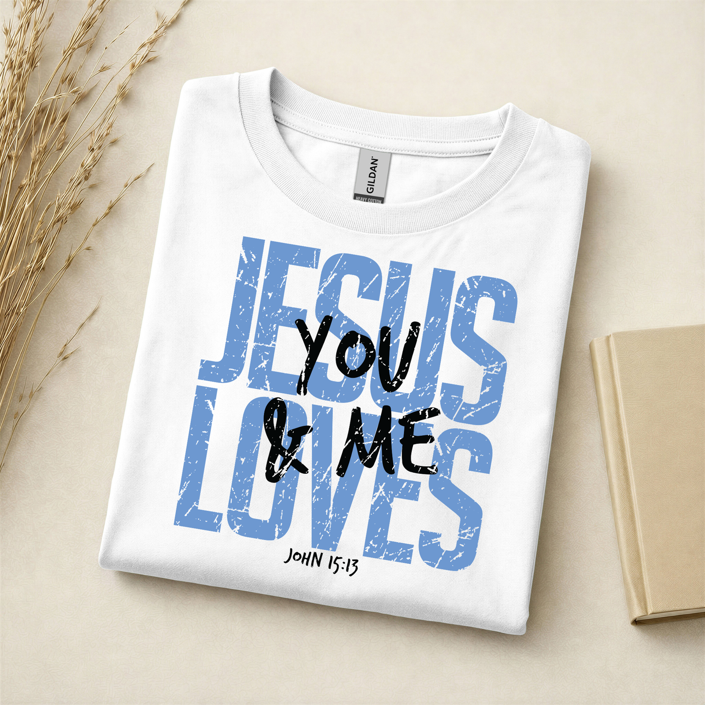 Jesus Loves You Graphic Tee - Adult