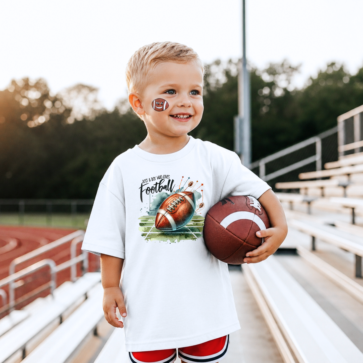 Just a boy who loves Football Graphic Tee
