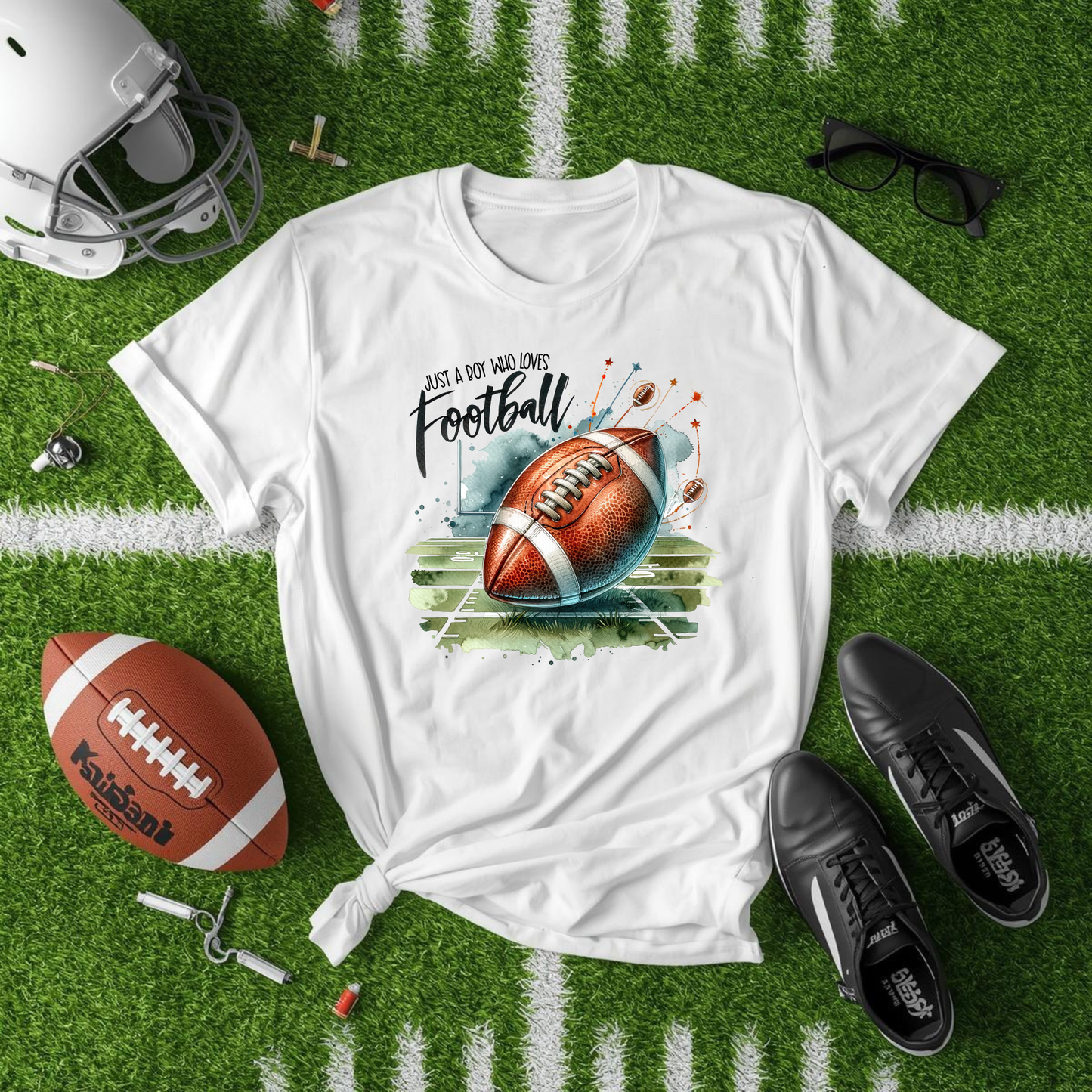 Just a boy who loves Football Graphic Tee