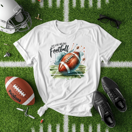 Just a boy who loves Football Graphic Tee