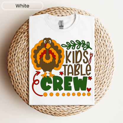 Thanksgiving Kids Table Crew Graphic Tee