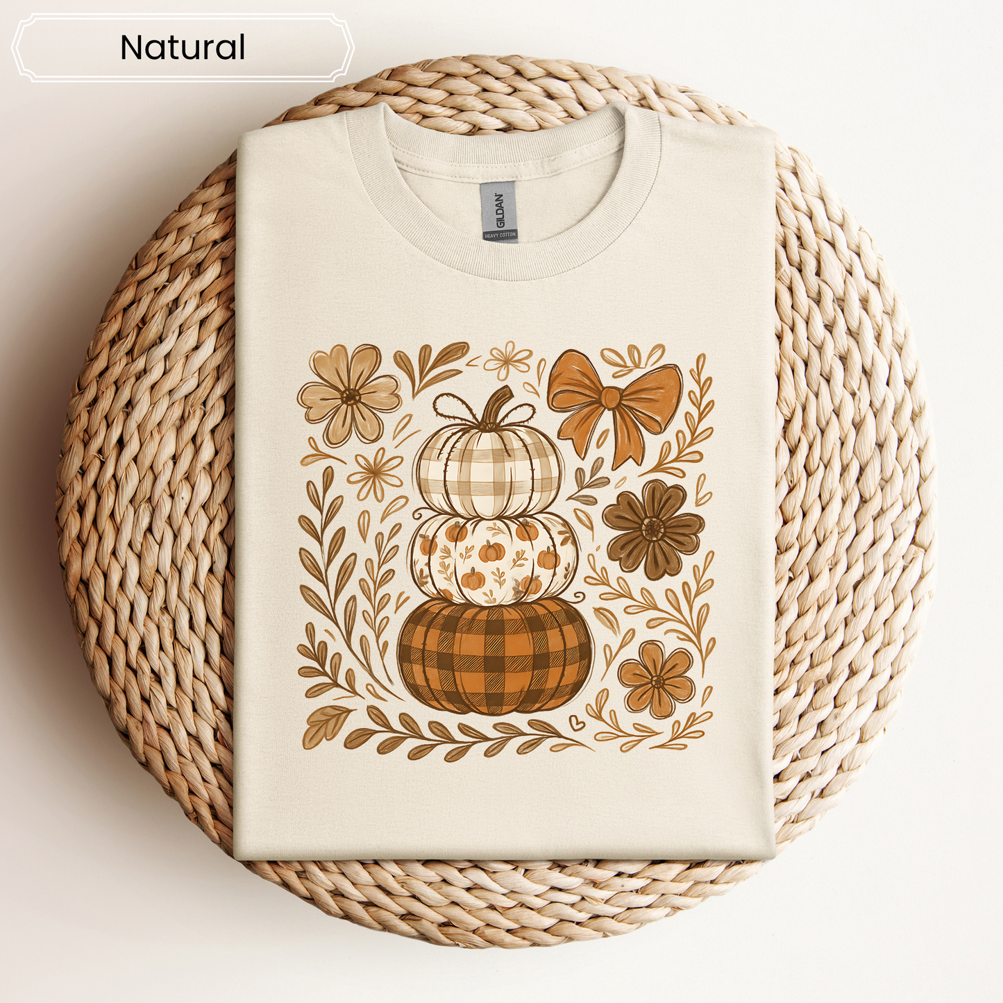 Pumpkin Patch Charm Graphic Tee - Adult