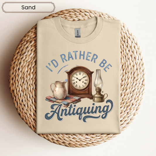 I'D Rather Be Antiquing Graphic Tee - Adult