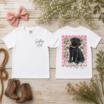 Southern Girl Black Lab Graphic Tee