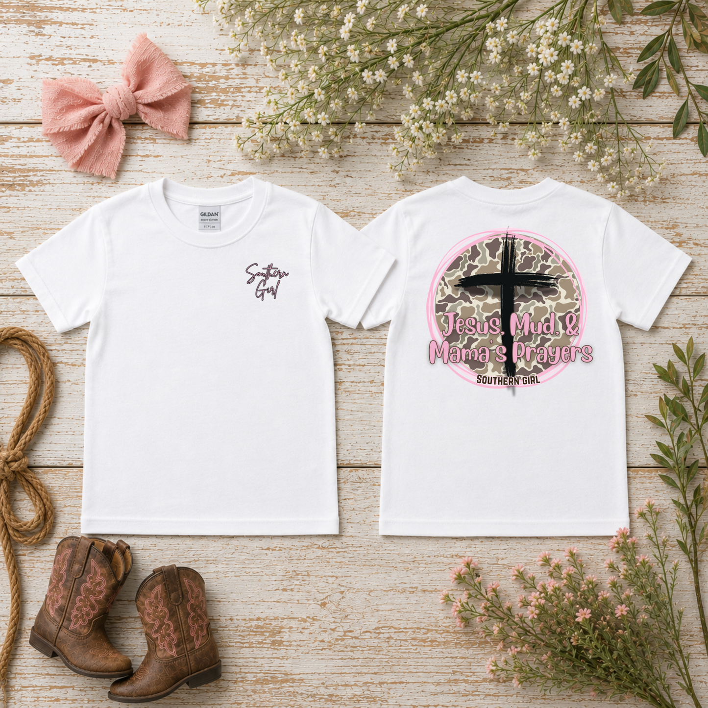 Jesus, Mud & Mama's Prayers Graphic Tee