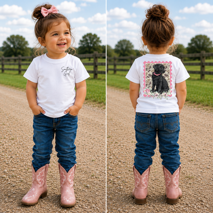 Southern Girl Black Lab Graphic Tee