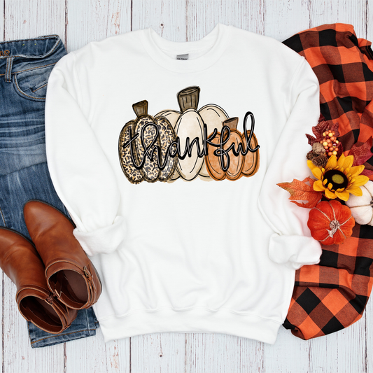 Thankful Pumpkin Crewneck Sweatshirt