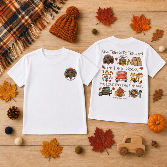 Give Thanks to the Lord Kids Graphic Tee