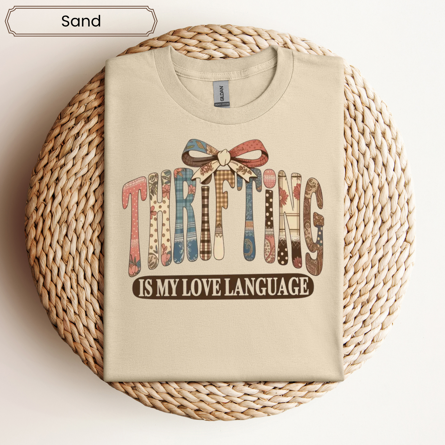 Thrifting Is My Love Language Graphic Tee - Adult